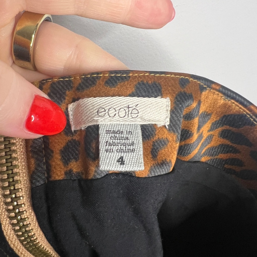 Cheetah Print Ecote Urban Outfitters Mini Skirt - Picture 8 of 10